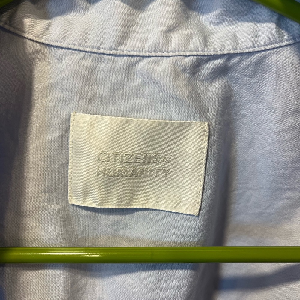 Citizens of Humanity Blue Casual Button Down Shirt